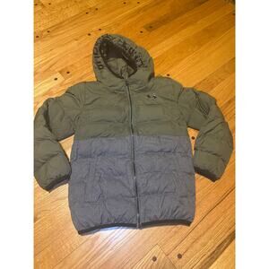 Under Armour Boy’s Pronto Colorblock Puffer Jacket Green Sz Youth Medium